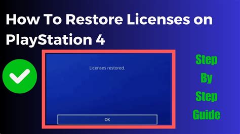 PS4 Restore licenses for PlayStation Store purchases YouTube