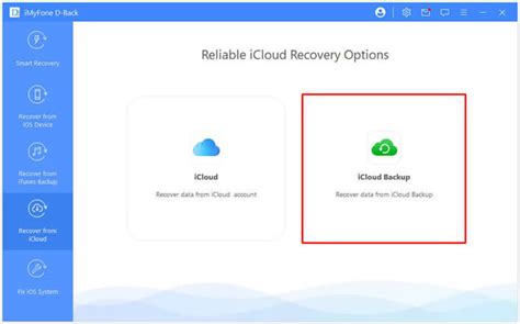 how to restore specific app from icloud backup