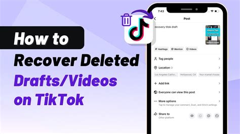 how to restore tiktok drafts from icloud backup