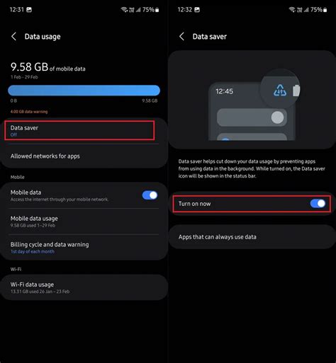 how to restrict background data usage on android
