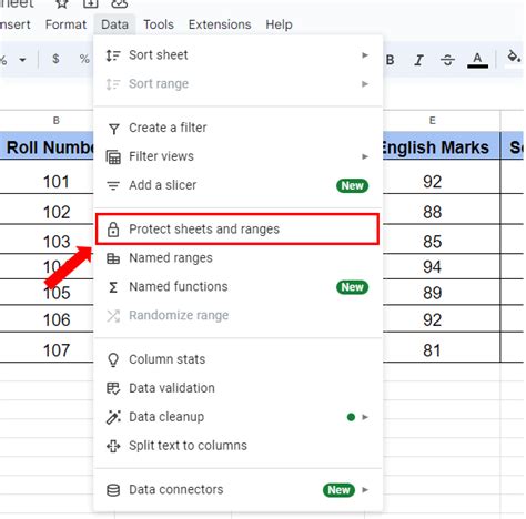 how to restrict editing a column in google sheets