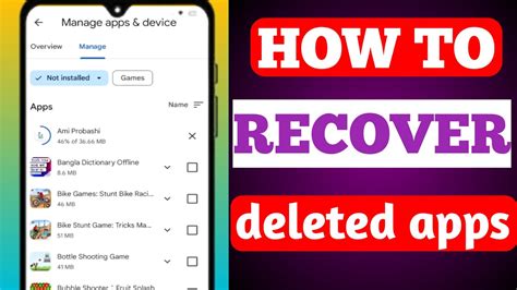 These How To Retrieve Deleted Apps On Android Box Tips And Trick