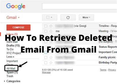 how to retrieve deleted number from gmail