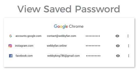how to retrieve google saved passwords