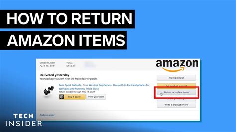 How To Return An Item From Amazon Wish List