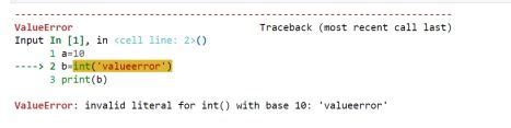 how to return value error in python