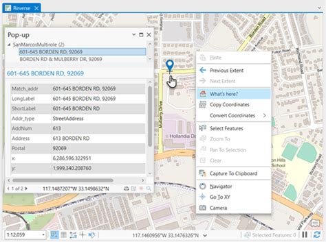 how to reverse geocode in arcgis pro