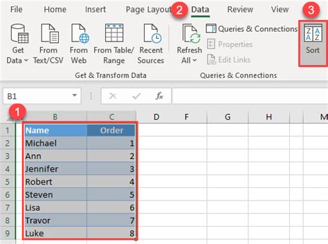 how to reverse order of data in google sheets