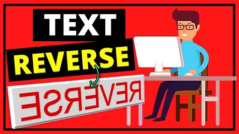 how to reverse text in docs