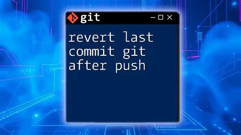 how to revert a commit in git bash after push