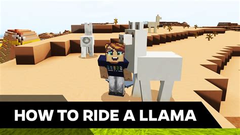 How To Ride And Control Llama In Minecraft