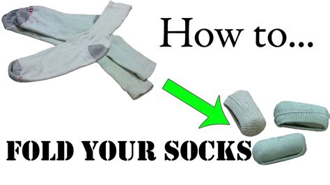 how to roll socks military style