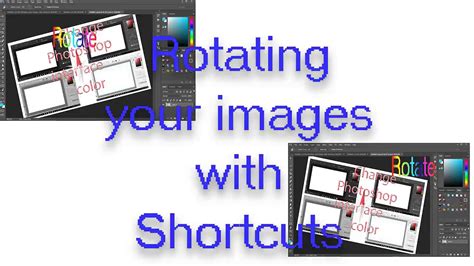 how to rotate an image in photoshop keyboard shortcut