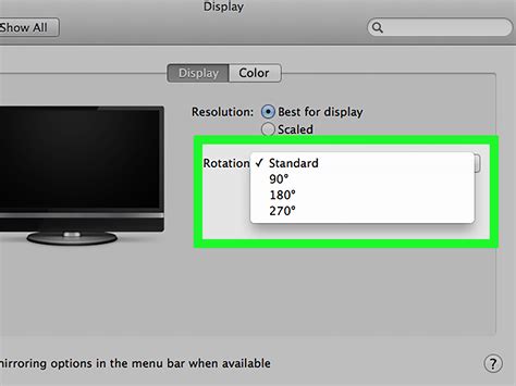 how to rotate computer display
