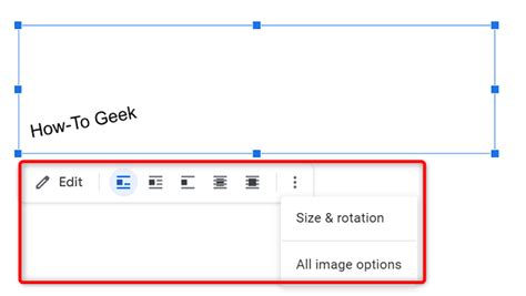 how to rotate text box in docs