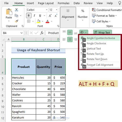 how to rotate text in excel mobile