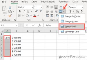 how to rotate text in merged cells excel