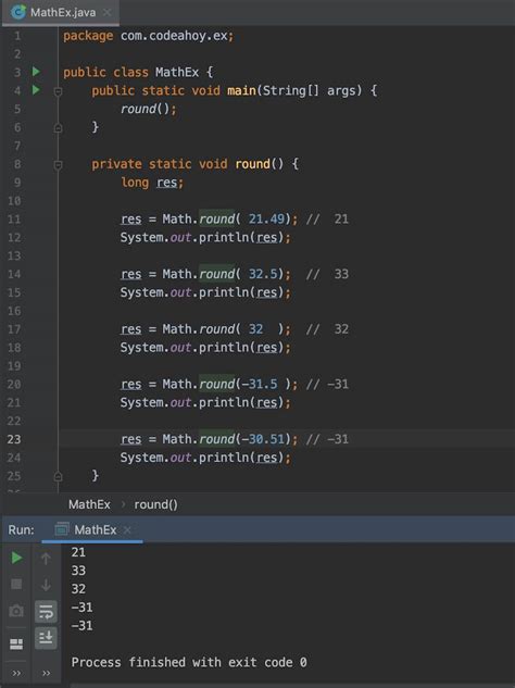 How To Round The Float Value In Java