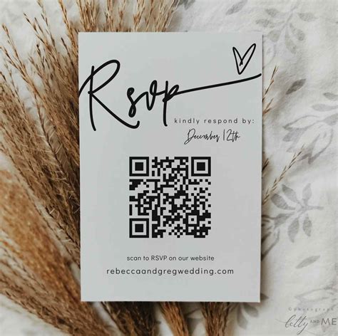 how to rsvp using qr code
