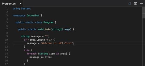how to run .net in vs code
