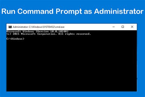 how to run a command as admin in cmd