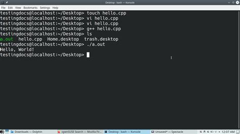 how to run a cpp file in linux terminal