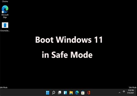 how to run a program in safe mode windows 11