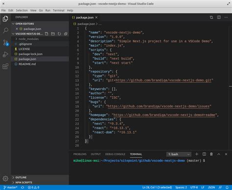 how to run a project in vscode