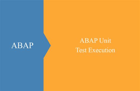 How To Run Abap Unit Test