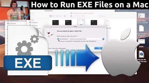 how to run an exe in mac