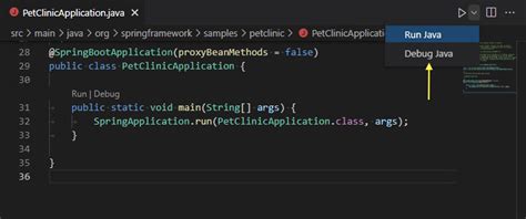 how to run and debug java in visual studio code