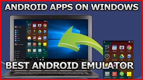 how to run android apps on windows 10 with emulator