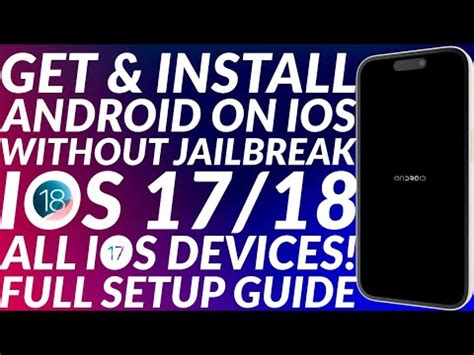 how to run android on ios no jailbreak