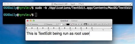 how to run application as root mac
