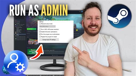 how to run as administrator on steam