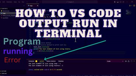 how to run c++ program in vs code terminal