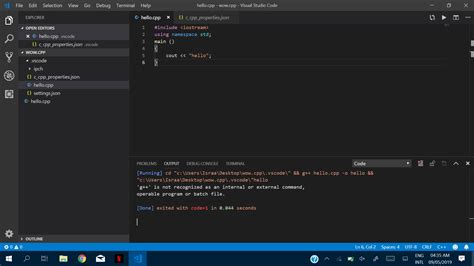 how to run c code in vs code mac