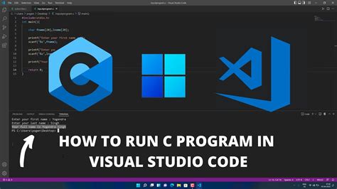 how to run c in visual studio code on windows 11