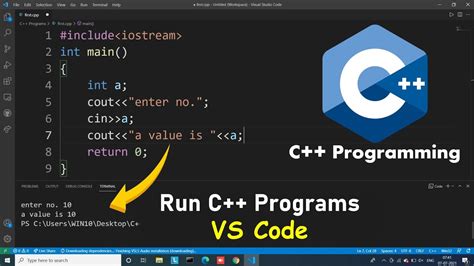 how to run c program code in visual studio code