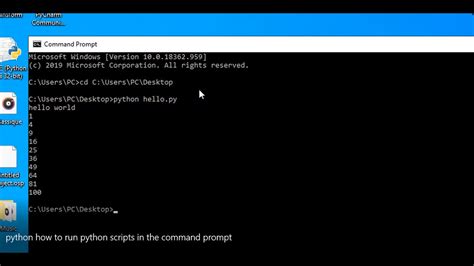 how to run command prompt in python script