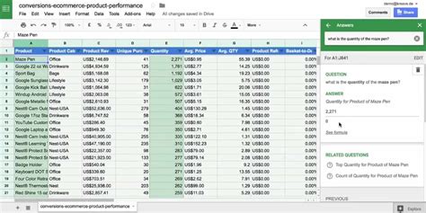 how to run data analysis in google sheets