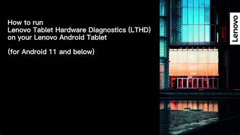 how to run diagnostics on android tablet