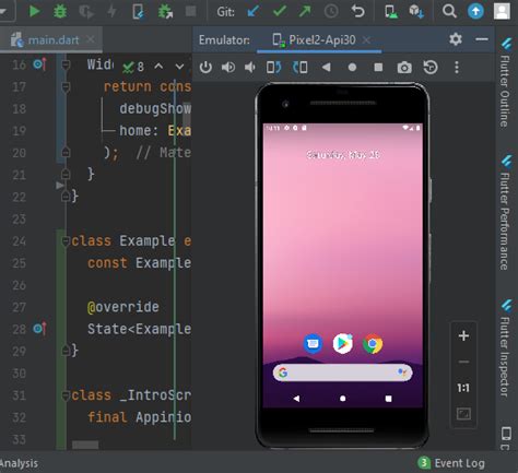 how to run emulator in android studio flutter