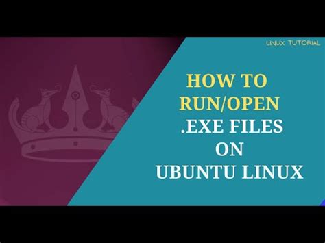 how to run exe file in ubuntu 22.04