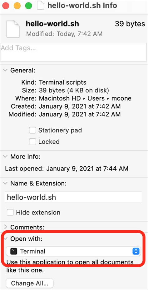 how to run executable file in terminal mac