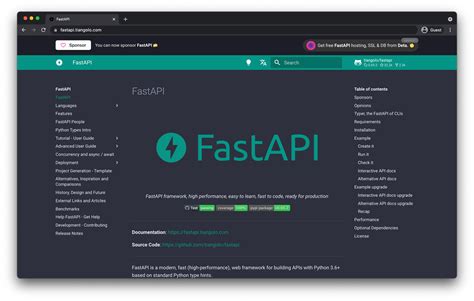 how to run fastapi