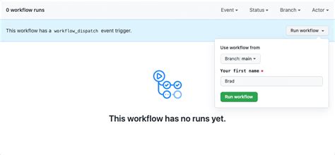 how to run github actions manually