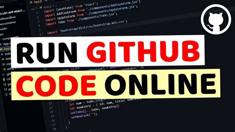 how to run github python code online
