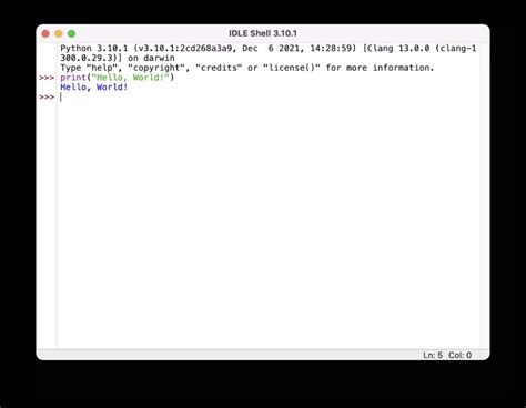 how to run idle python code on mac