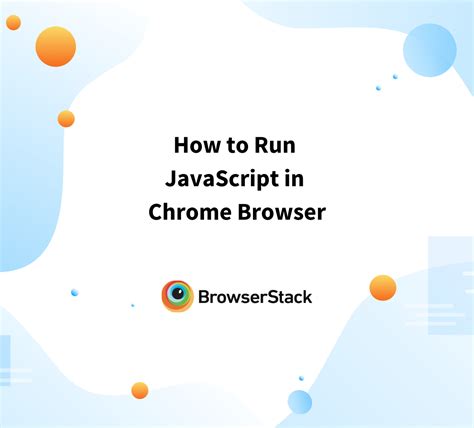how to run javascript code in chrome